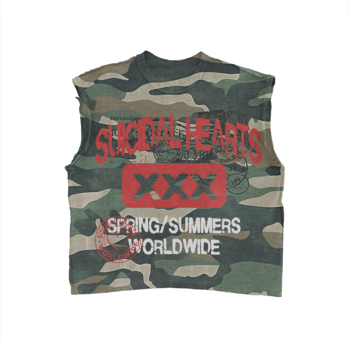 Camo Sleeveless Tee